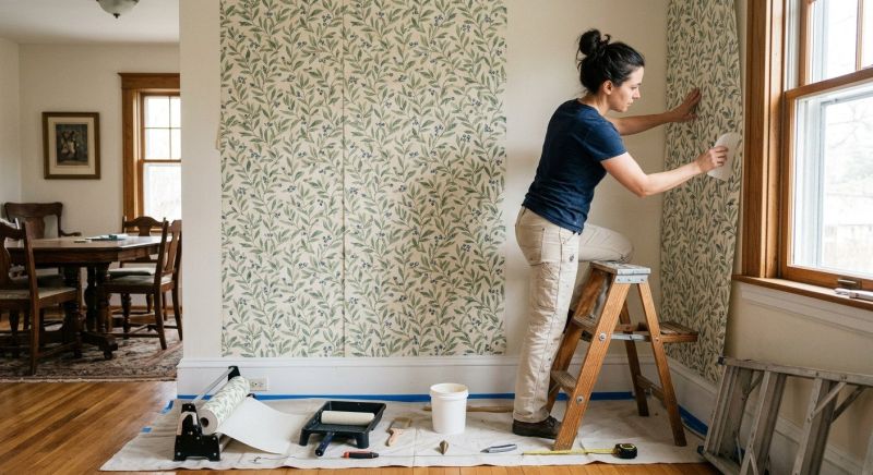 Kitchen Wallpaper Installation in Denver, CO