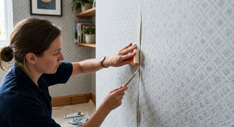 Wallpaper Seam Repair in Alpharetta, GA